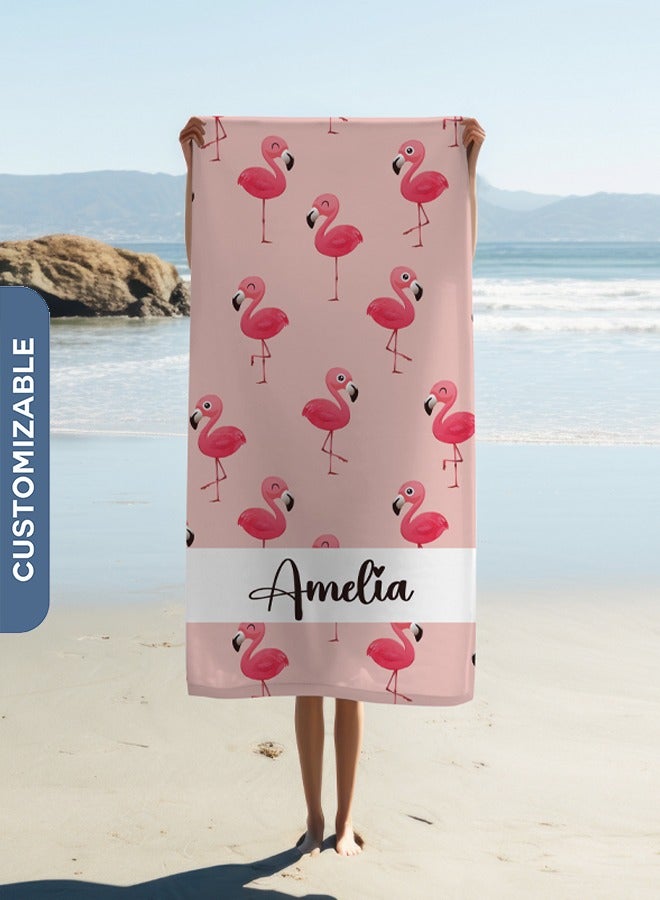 Personalised Beach Towel - Printed Quick Drying Beach Towel(70x140cm)