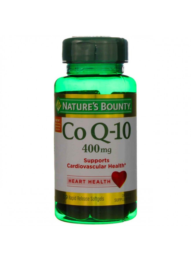 Nature's Bounty Cardio Q10, Co Q-10 400 mg Softgels 39 ea (Pack of 2)