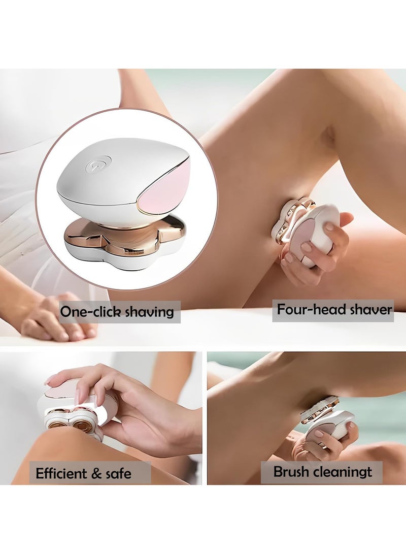 Flawless Legs Women's Hair Remover, Electric USB Rechargable Painless Epilator Portable Multi-Functional Safe Body Hair Remover