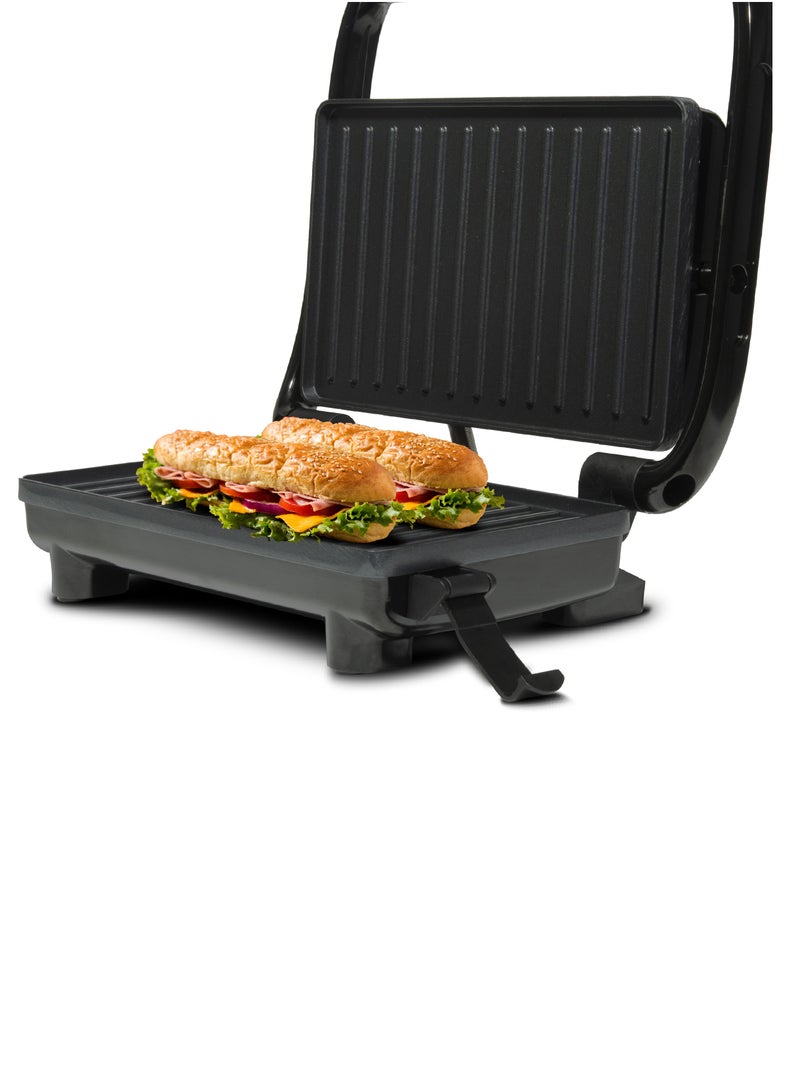 Contact Grill Toaster With Non-Stick Grill Plate 800 W CK2470 Black/Silver