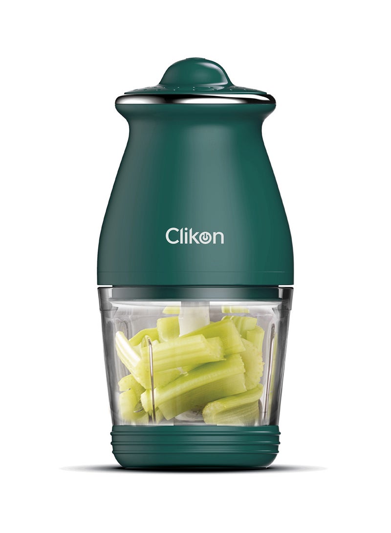 Powerful Electric Chopper With Glass Bowl For Vegetables And Meat 0.6 L 200 W CK2679 Green