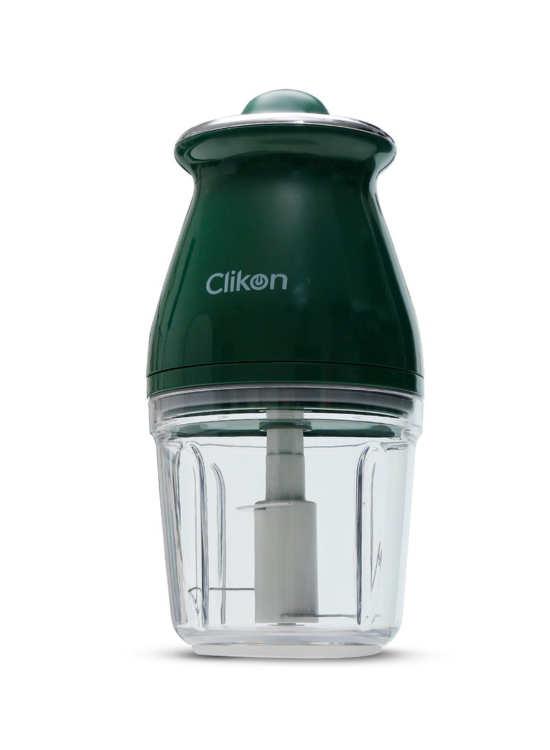 Powerful Electric Chopper With Glass Bowl For Vegetables And Meat 0.6 L 200 W CK2679 Green
