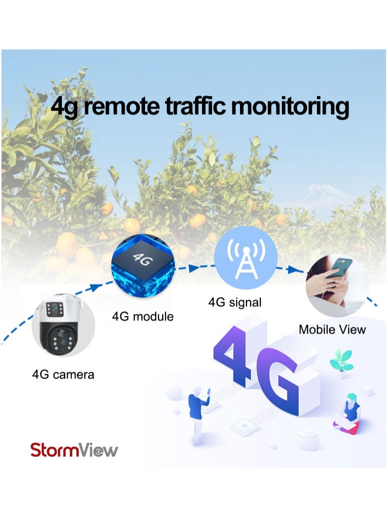 كاميرا مراقبة 4G تعمل بالطاقة الشمسية