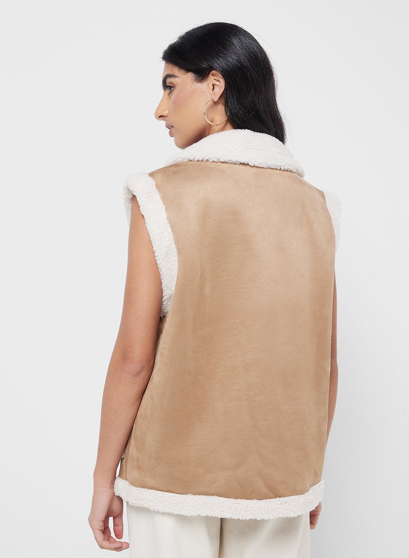 Zip Detailed Waistcoat