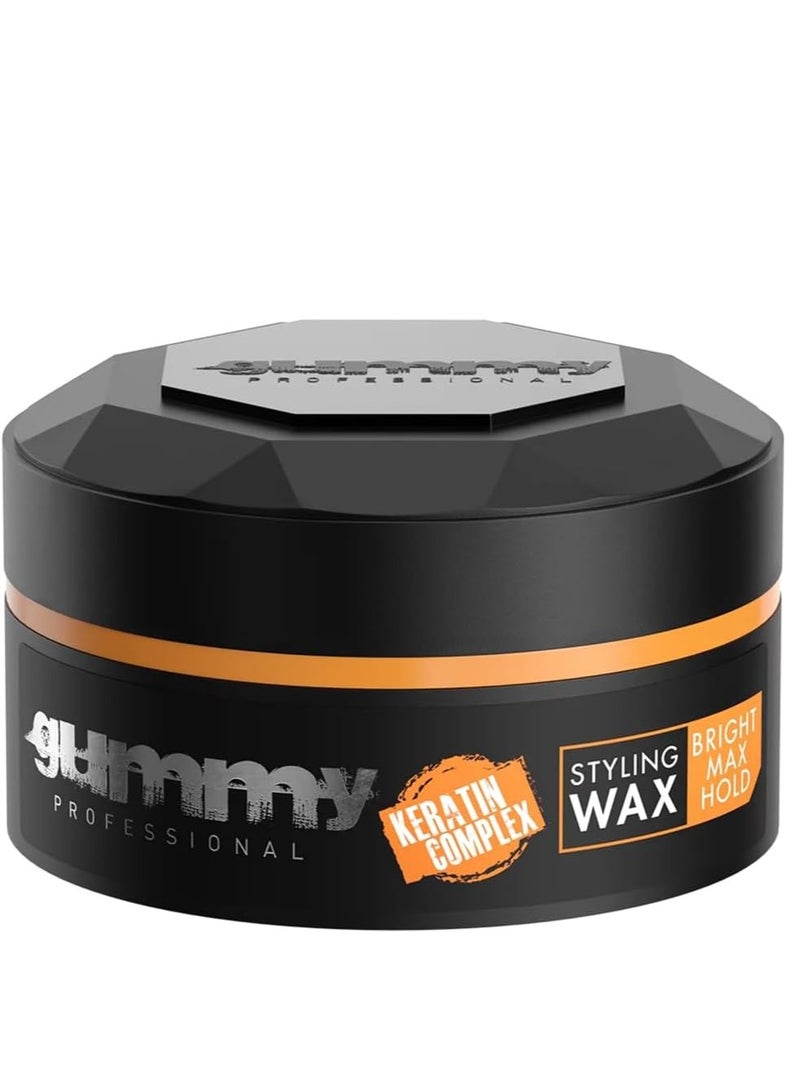 Gummy Professional Keratin Complex Styling Wax Bright Max Hold 150ml