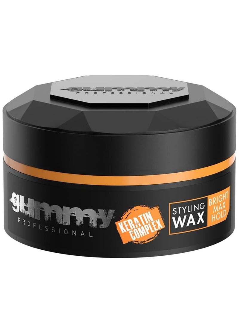 Gummy Professional Keratin Complex Styling Wax Bright Max Hold 150ml