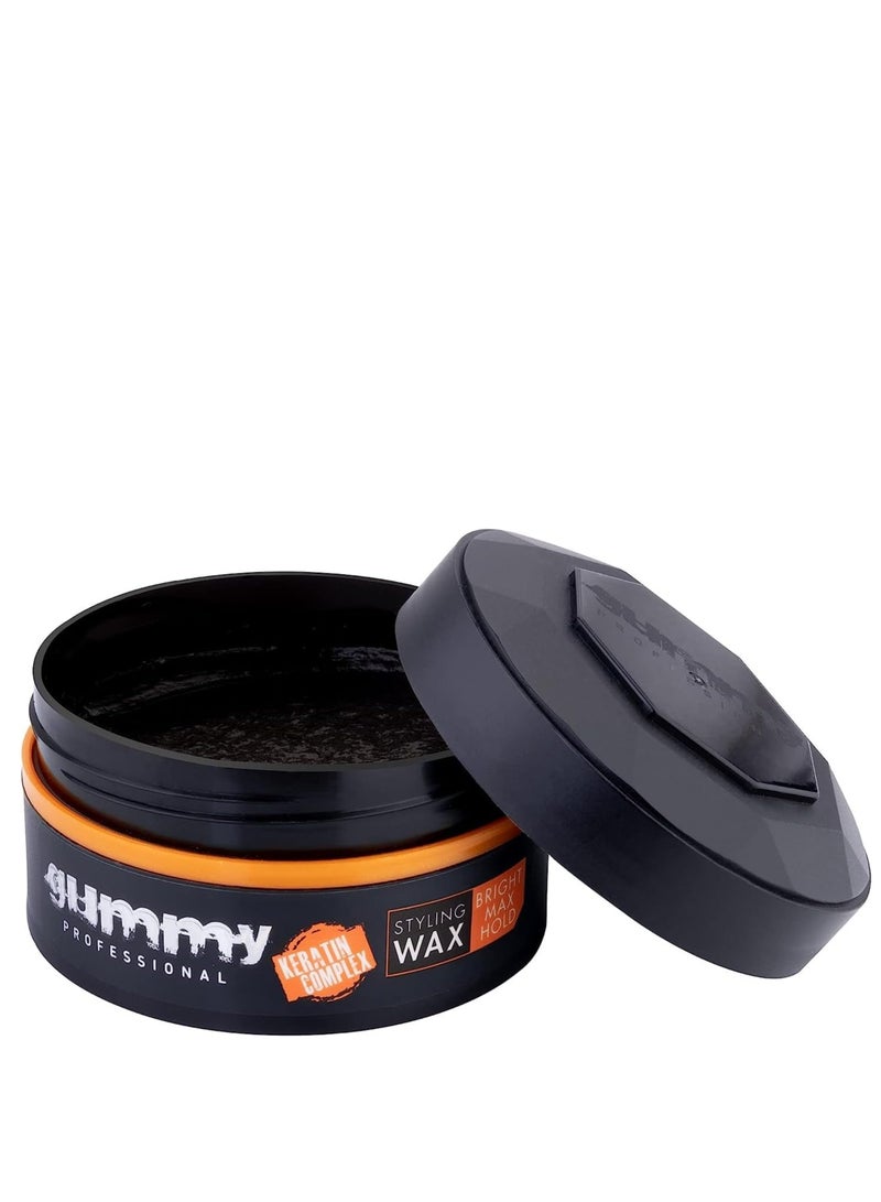 Gummy Professional Keratin Complex Styling Wax Bright Max Hold 150ml