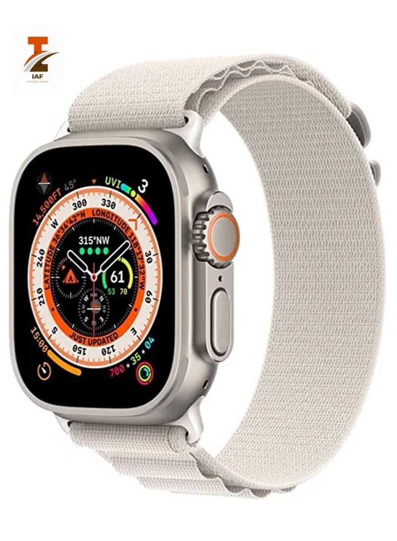 alpine loop Sport Nylon Watch Band Strap for Watch Ultra 49mm/45mm/44mm/42mm Alpine Loop Starlight