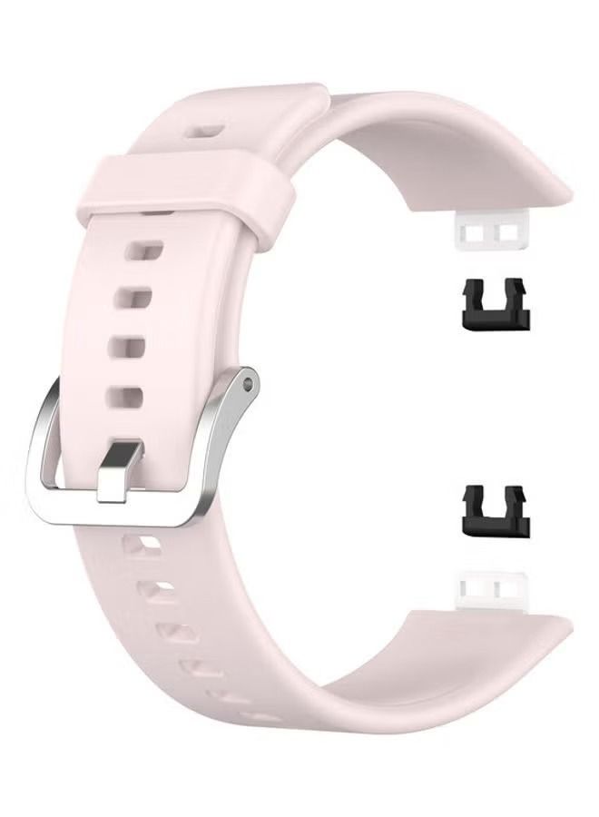 Silicone Wrist Band For Apple Watch Light Pink