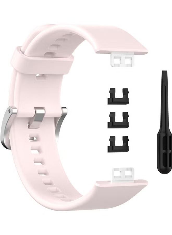 Silicone Wrist Band For Apple Watch Light Pink