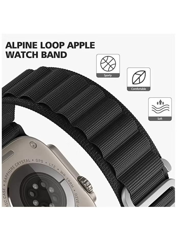 Apple Watch Loop Band 49mm/45mm/44mm Compatible with iWatch Series 8/Ultra/7/SE/6/5/4/3/2/1