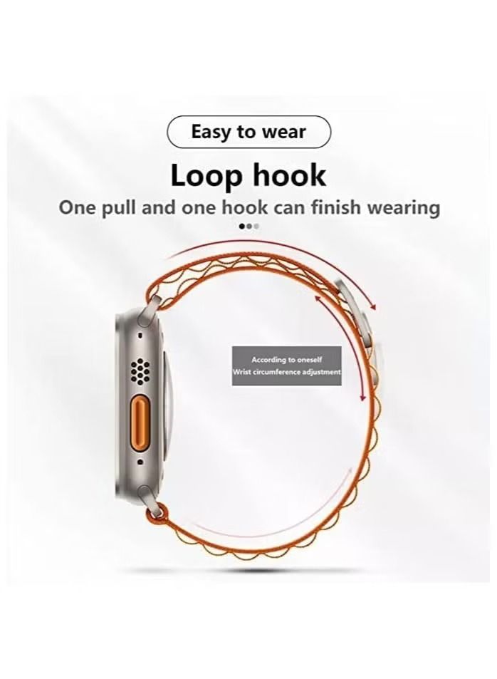 Apple Watch Loop Band 49mm/45mm/44mm Compatible with iWatch Series 8/Ultra/7/SE/6/5/4/3/2/1