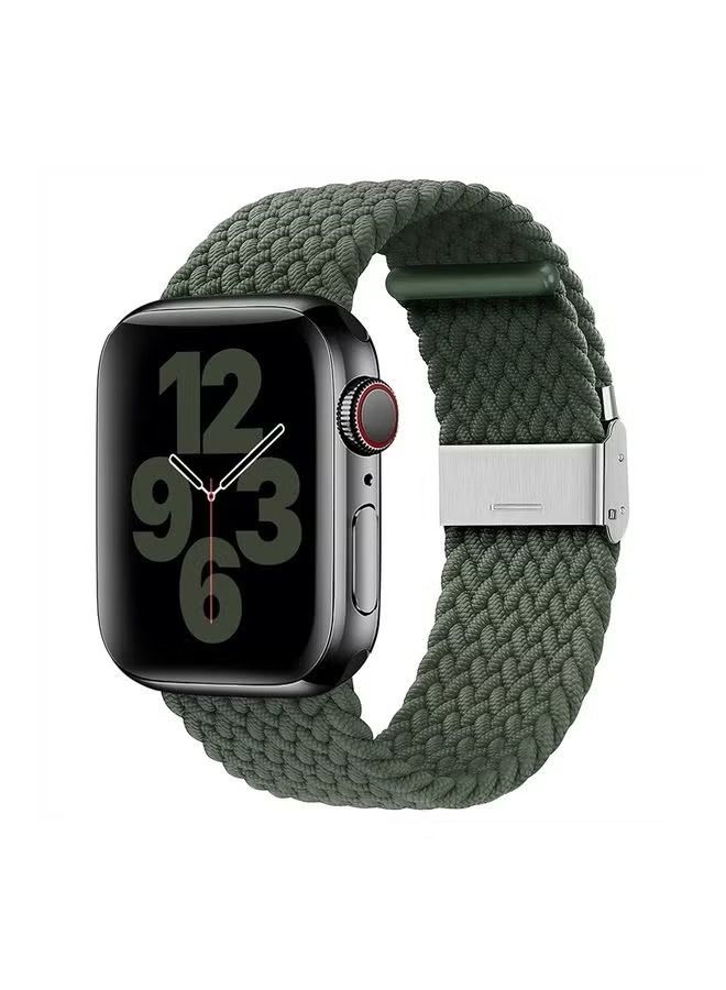 Nylon Solo Loop Strap Compatible with Apple Watch 44/42mm SE /Series 7/6/5/4/3/2/1