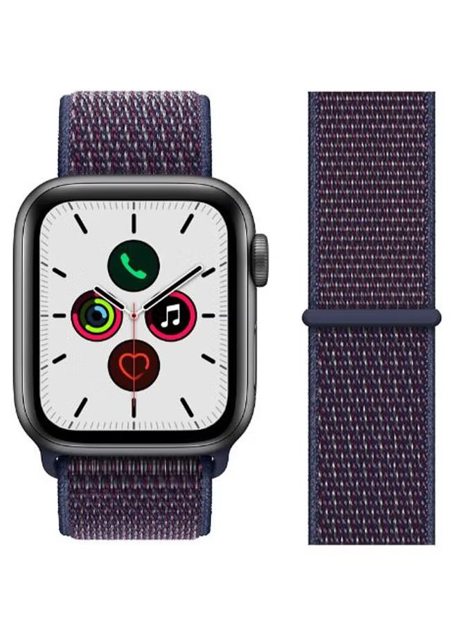 Nylon Replacement Band For Apple iWatch Series 5/4/3/2/1 Indigo