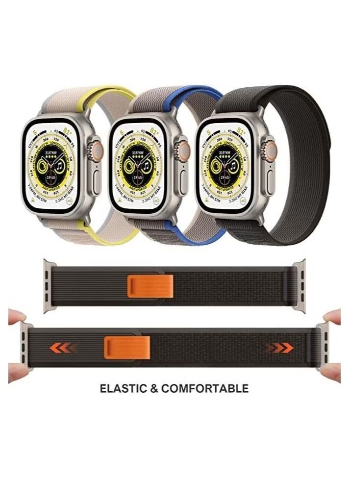 Trail Loop Watch Band Strap for Apple Watch Ultra 49mm/45mm/44mm/42mm Nylon Compatible with iWatch Series 8/Ultra/7/SE/6/5/4/3/2/1