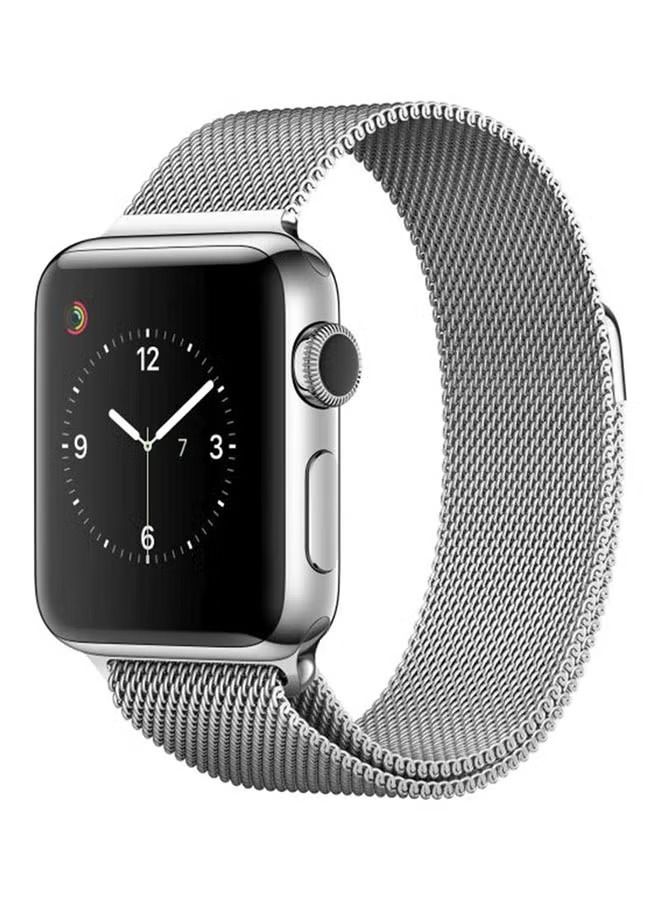 Replacement Band For Apple Watch 44mm Silver