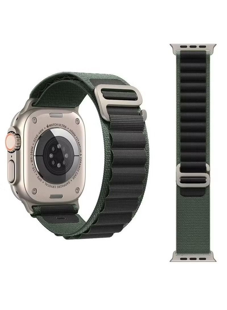 Designer Sport Alpine Loop Nylon Strap Compatible with Apple Watch Bands 42mm/44mm/45mm/49mm Replacement Strap ultra