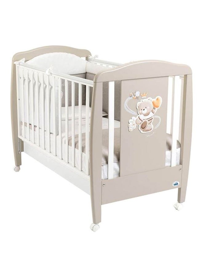 Orso Collection Baby Cot - White/Grey