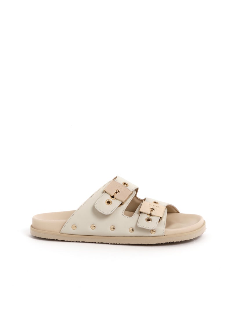 MULES OFF WHITE/DESERT PESCURA ELISABETH