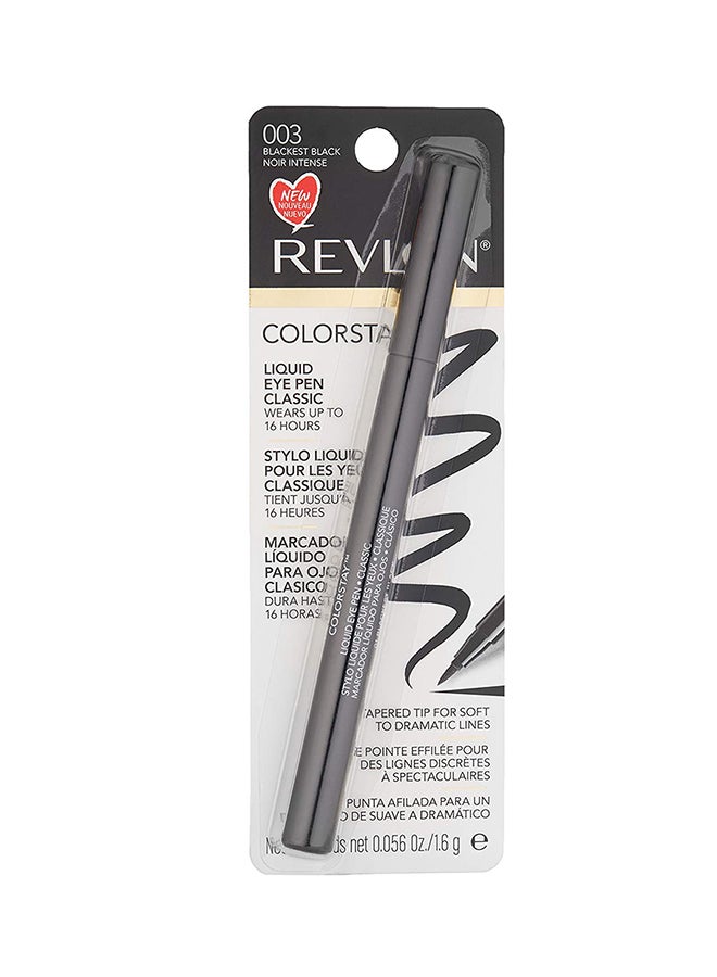 ColorStay Liquid Eye Pen Blackest Black