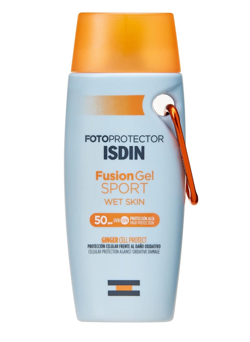 Fotoprotector Fusion Gel Sport Wet Skin SPF 50 UVB UVA High Sunscreen Skin Protection 100ml