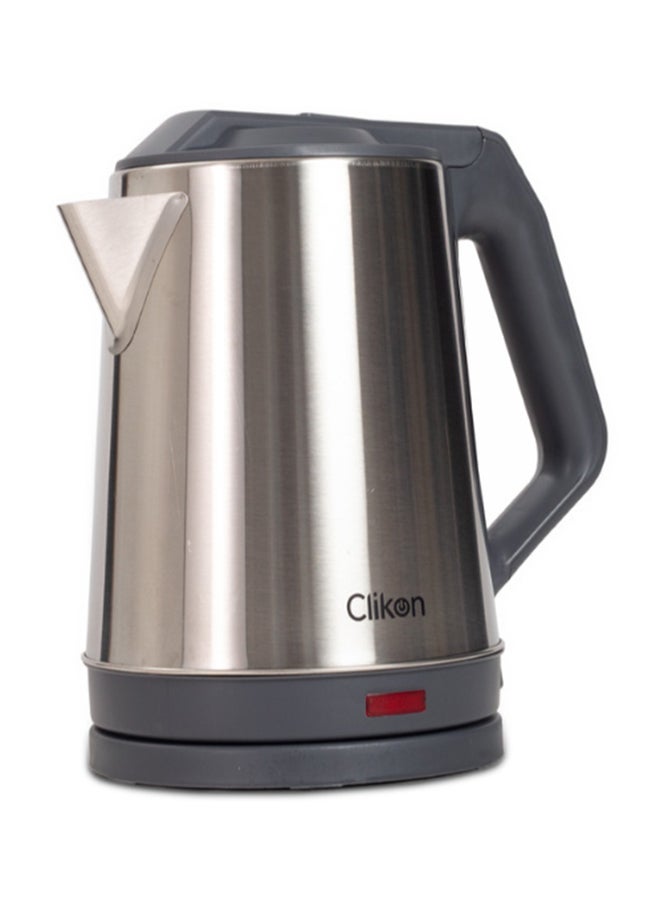 Stainless Steel Electric Kettle 2L Capacity Fast Boiling 2 L 1500 W CK5150 Silver/Black