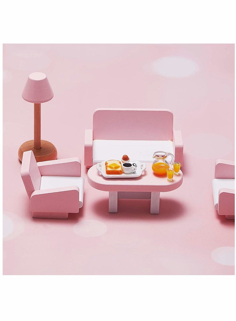 Dolls Accessories, Dollhouse Decoration Accessories, 1:12/ 1:6, Dollhouse Miniature Scene Model, Miniature Scene Model, Mini Scene, Breakfast Set, Pretend Toy (Juice, Butter, Bread Machine Set)