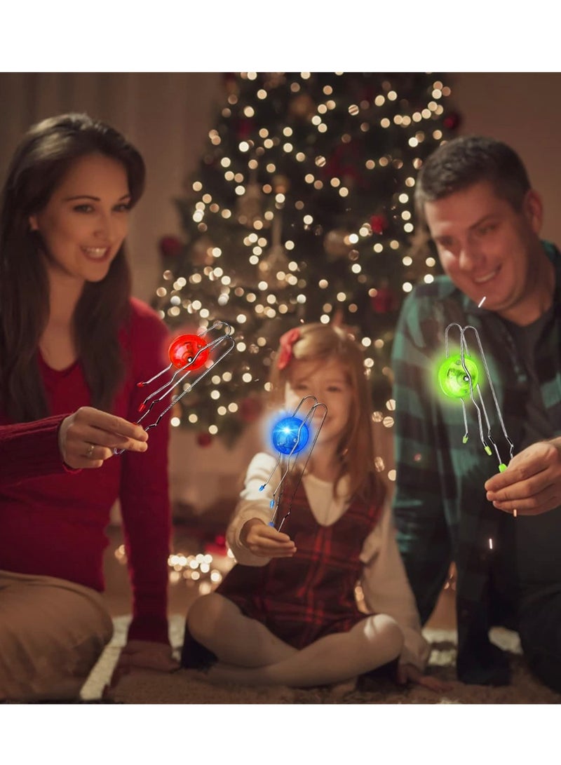 3 Pack Retro Magic Rail Twirlers, Kids Classic Vintage Toys, Light Up Magnetic Gyro Wheel Fidget Toys, Old Fashioned Trick Yoyo Gravity Stunt Toys Cool Fun Unique Gifts for 3+ Year Old Boys Girls