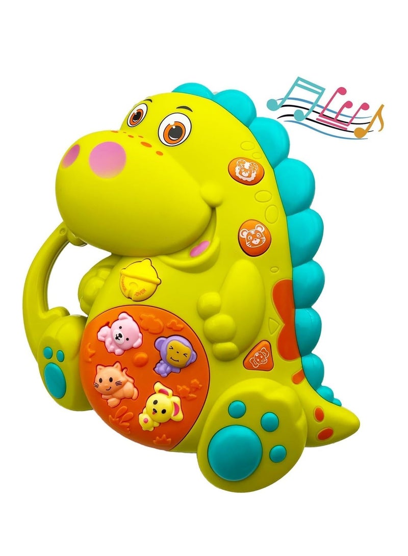 Music Toys for 12-18 Months Baby, Animal Piano Musical Light Infant Toys Toddlers Early Education Birthday Gift for 1 2 Year Old Girls Boys Dinosaur