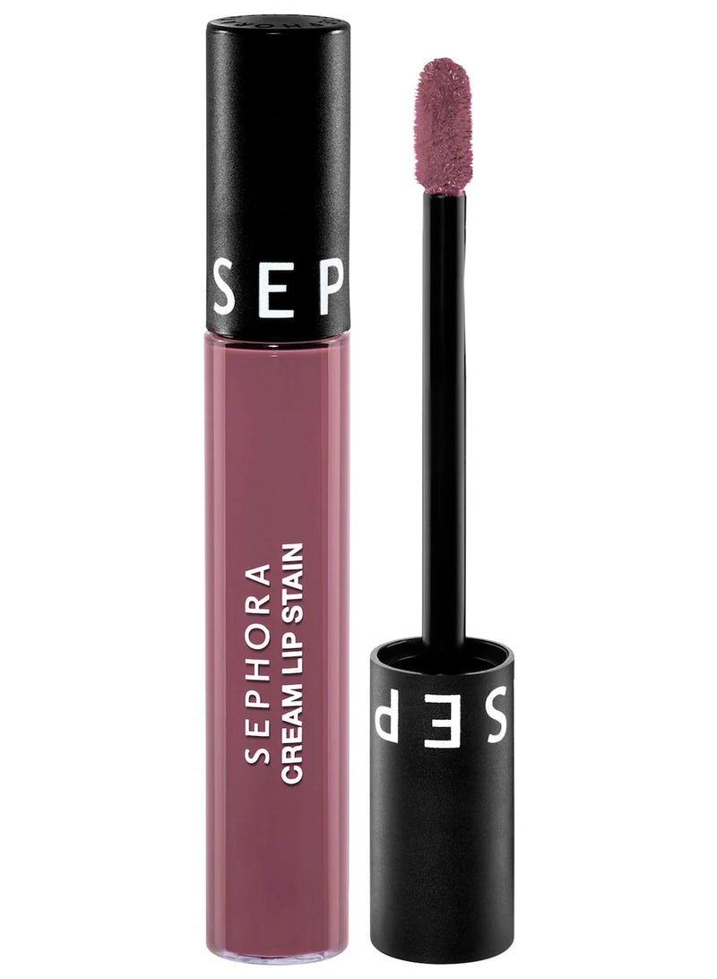 SEPHORA COLLECTION Cream Lip Stain 10HR Liquid Lipstick - 13 Marvelous Mauve, 5ml