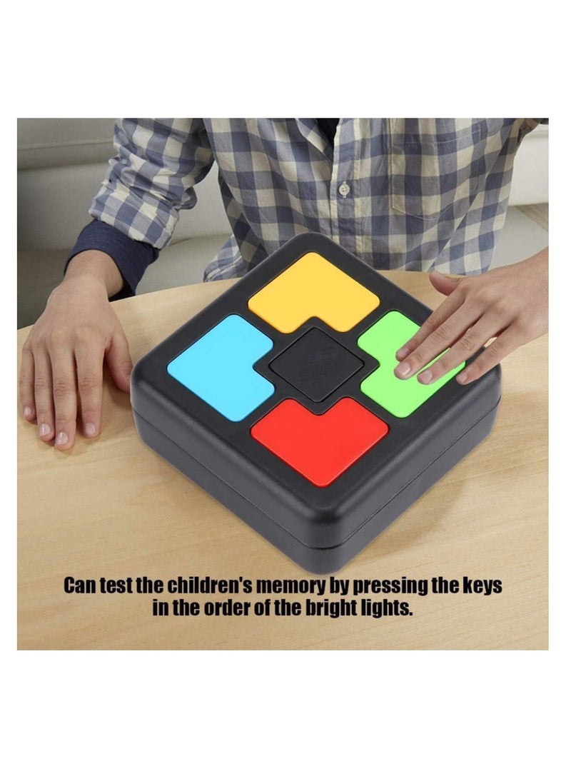 Memory Training Puzzle Toy, Game Kids Electronic Memory Game Plastic Interaction Intelligent Music Light Educational Brain Teaser Memory Game for Boys Girls Single Hand Kids Interaction Consoleearly