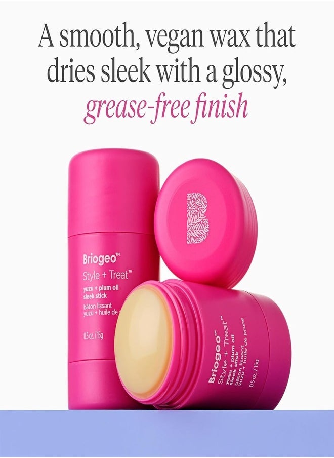 Briogeo Style + Treat™ Yuzu + Plum Oil Sleek Stick 15g Frizz Control & Glossy Finish for All Hair Types