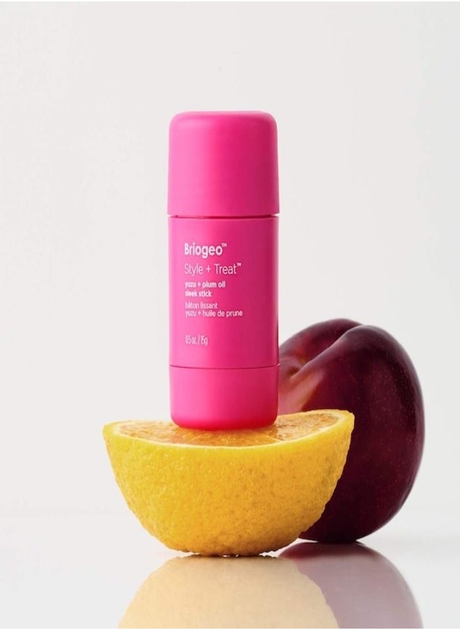 Briogeo Style + Treat™ Yuzu + Plum Oil Sleek Stick 15g Frizz Control & Glossy Finish for All Hair Types