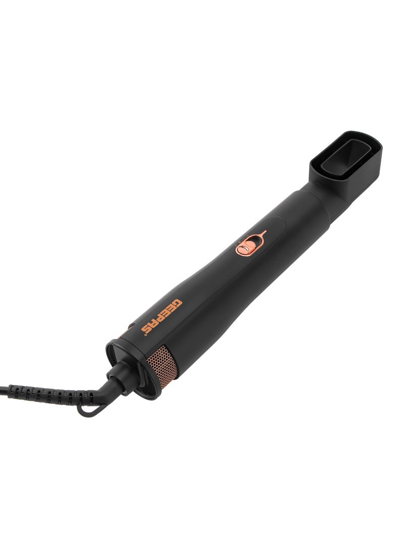 4-IN-1 Hair Styles | 3 Speed, 3 Heat Settings 1200W| 360-Degree Swivel Cord and Hanging Function| Perfect for Salon and At Home Styling, Three Interchangeable Heads| 2 Years Warranty GH86067