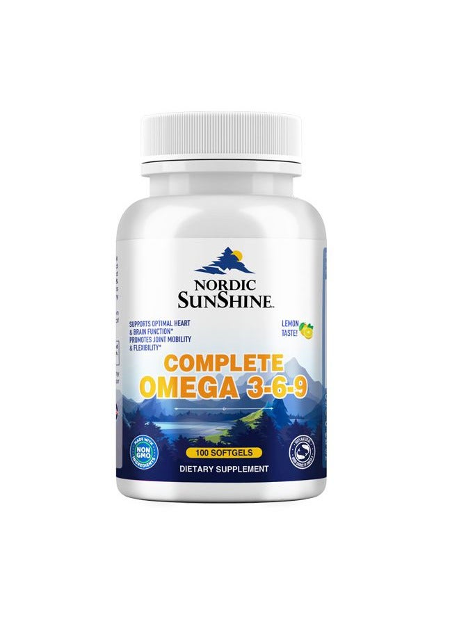 Complete Omega 3-6-9 - 688 mg, 100 Softgels