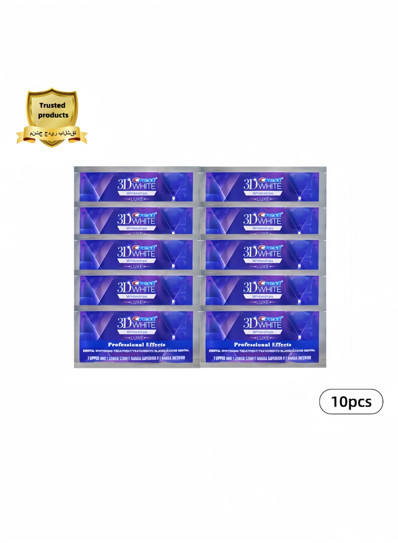 10-Piece 3D Teeth Whitening Kit - Professional Effects