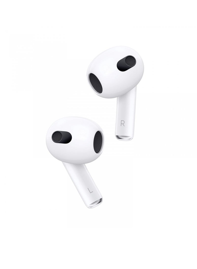 Deep Bass Wireless Earbuds 3, 20 H Total Working Time Independent Earbuds Wireless Charging with Touch Control Bluetooth 5.2 Connectivity - White