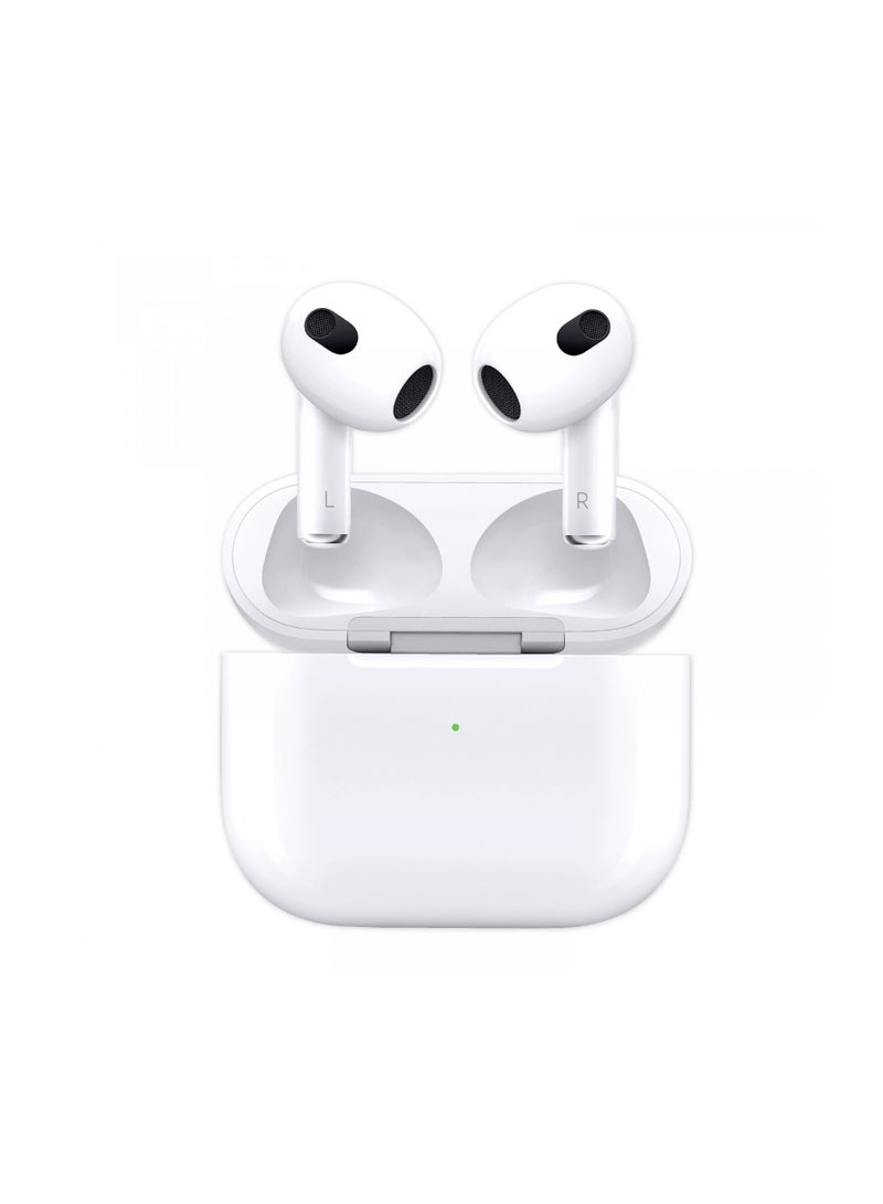 Deep Bass Wireless Earbuds 3, 20 H Total Working Time Independent Earbuds Wireless Charging with Touch Control Bluetooth 5.2 Connectivity - White