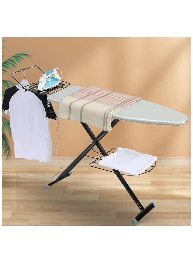 Ironing Board, Height Adjustments Dress Press Board with Steam Press Rest and Heat Resistant Covers, Foldable Pressing Table for Home