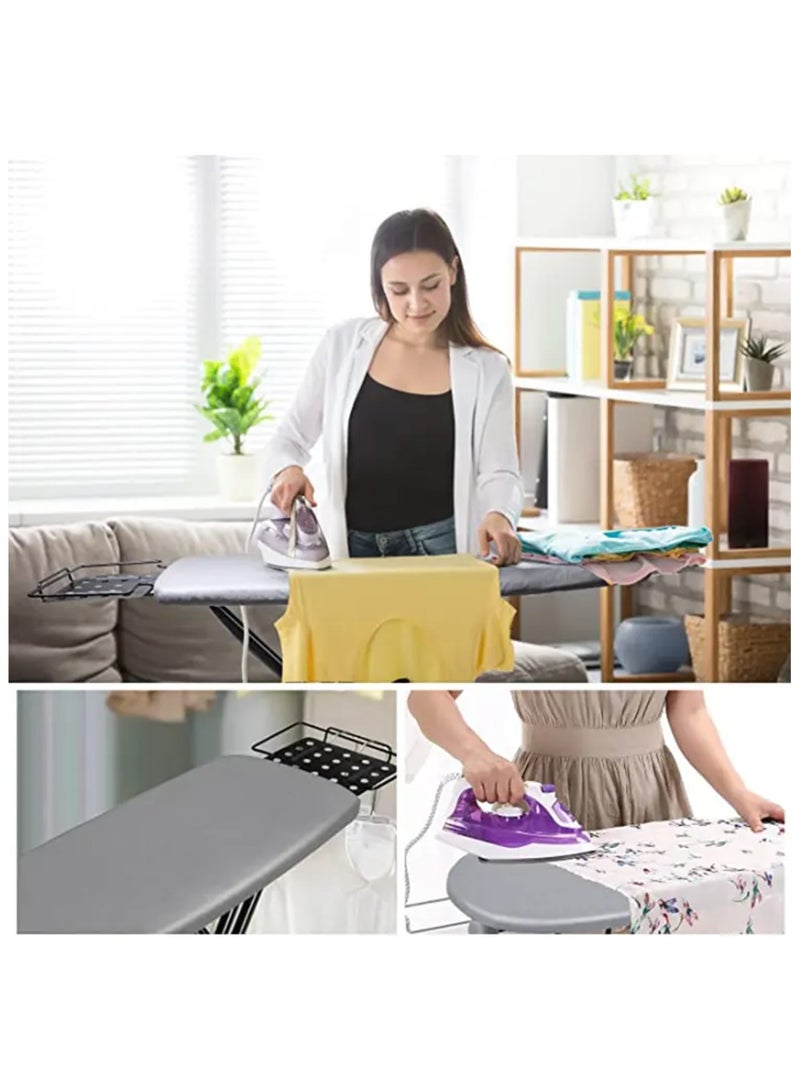 Ironing Board, Height Adjustments Dress Press Board with Steam Press Rest and Heat Resistant Covers, Foldable Pressing Table for Home