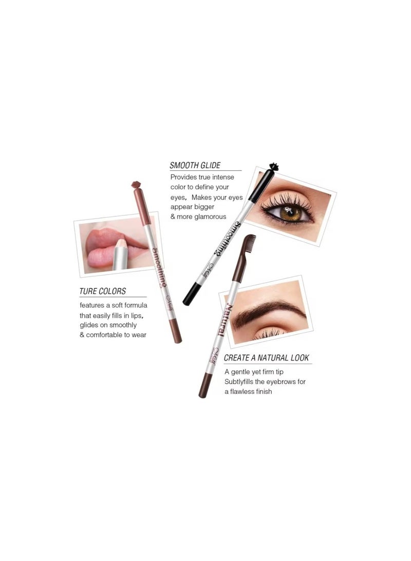 Eye Lip And Eyebrow 3In 1 Kit 288 Pieces