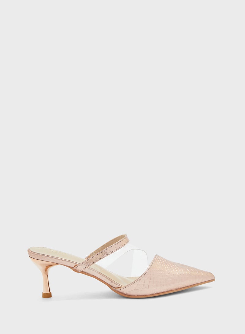 Essential Low Heel Mule