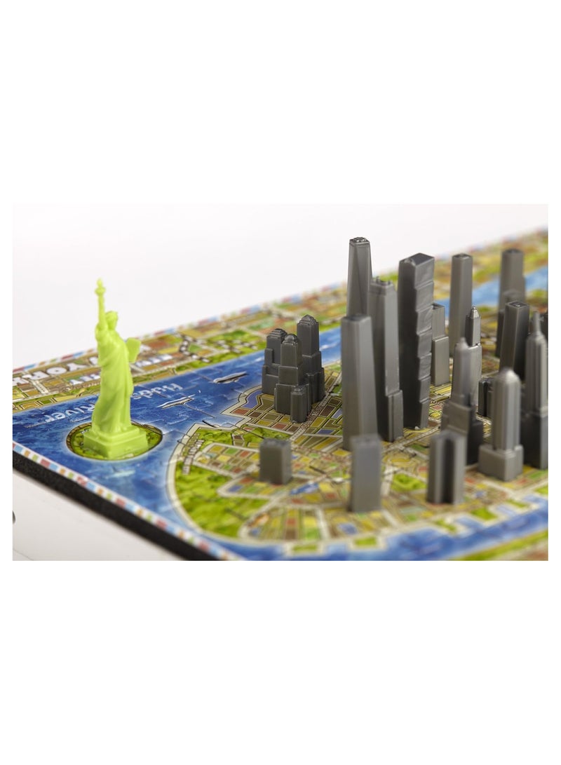 4D Cityscape Mini Puzzle-New York-193 Pieces