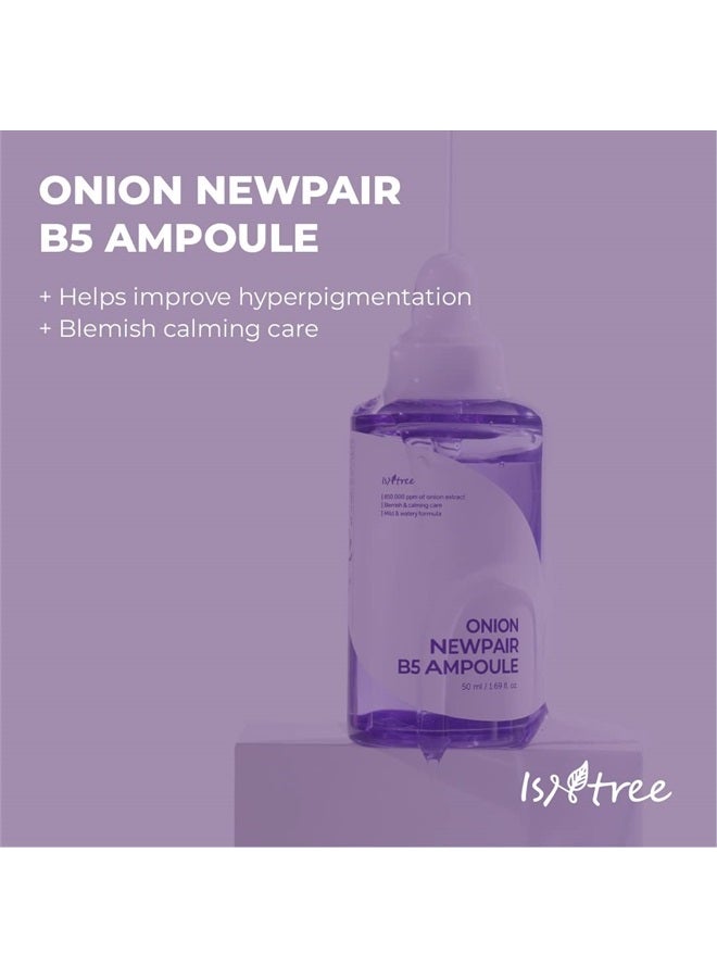 ISNTREE Onion Newpair B5 Ampoule 50ml, 1.69 fl.oz | Blemish and calming care | Mild and watery Formula