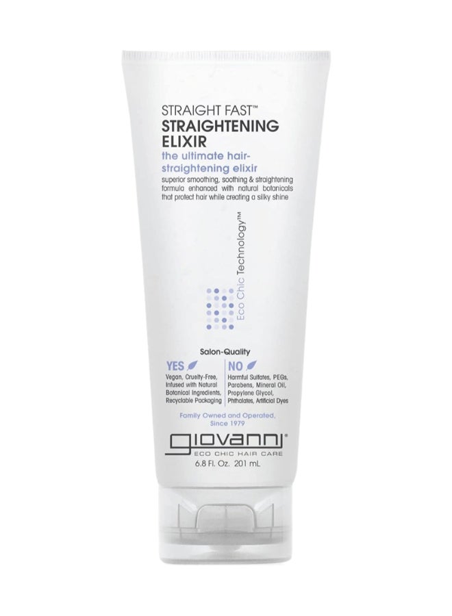 Giovanni Straight Fast Straightening Elixir, Eco Chic Technology 201ml