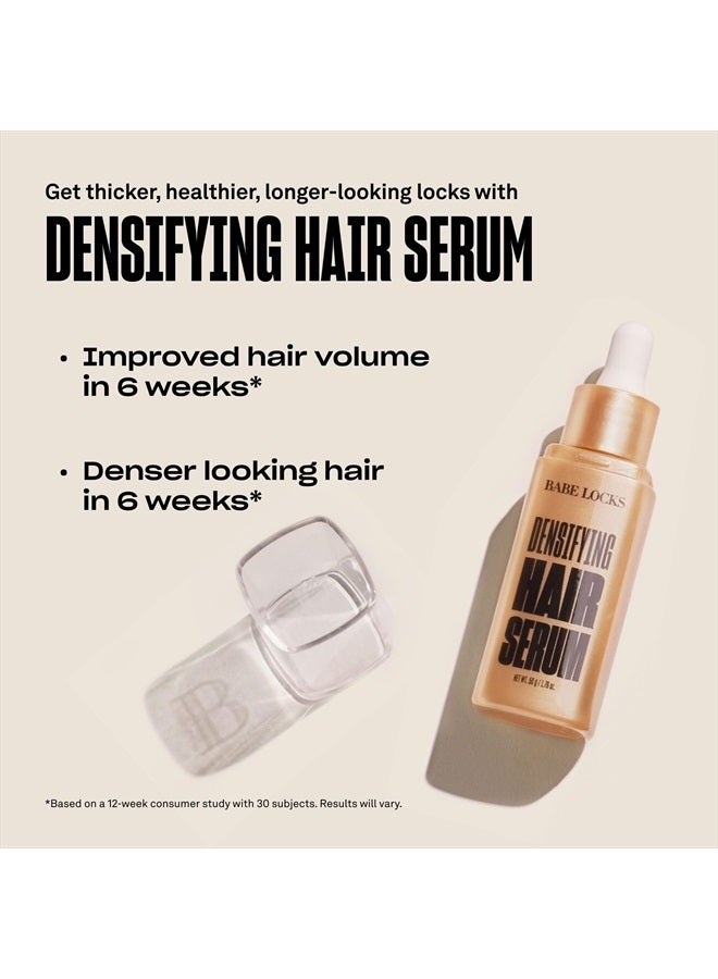 Babe Original Locks Densifying Hair Serum for Men and Women, Promotes Thickness in Thinning Hair & Hair Loss