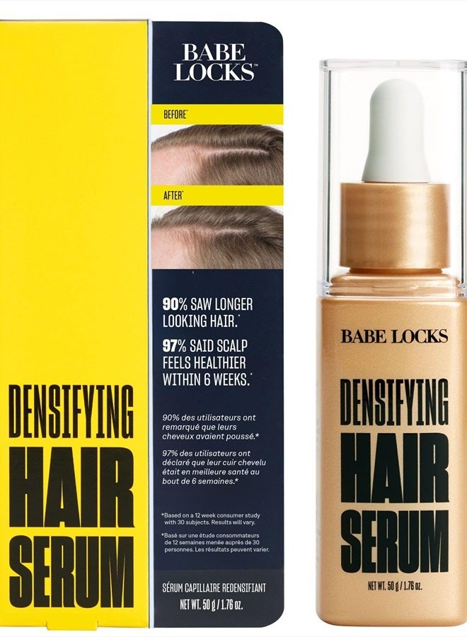 Babe Original Locks Densifying Hair Serum for Men and Women, Promotes Thickness in Thinning Hair & Hair Loss