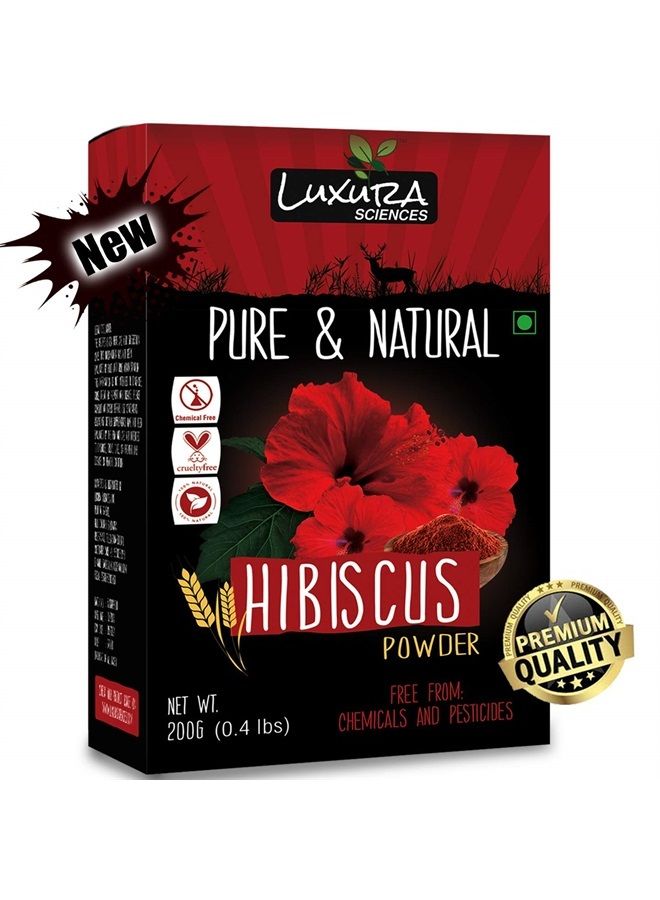 Hibiscus Powder For Hair Growth 200 Grams, Hibiscus Flower Powder Natural for winter special.