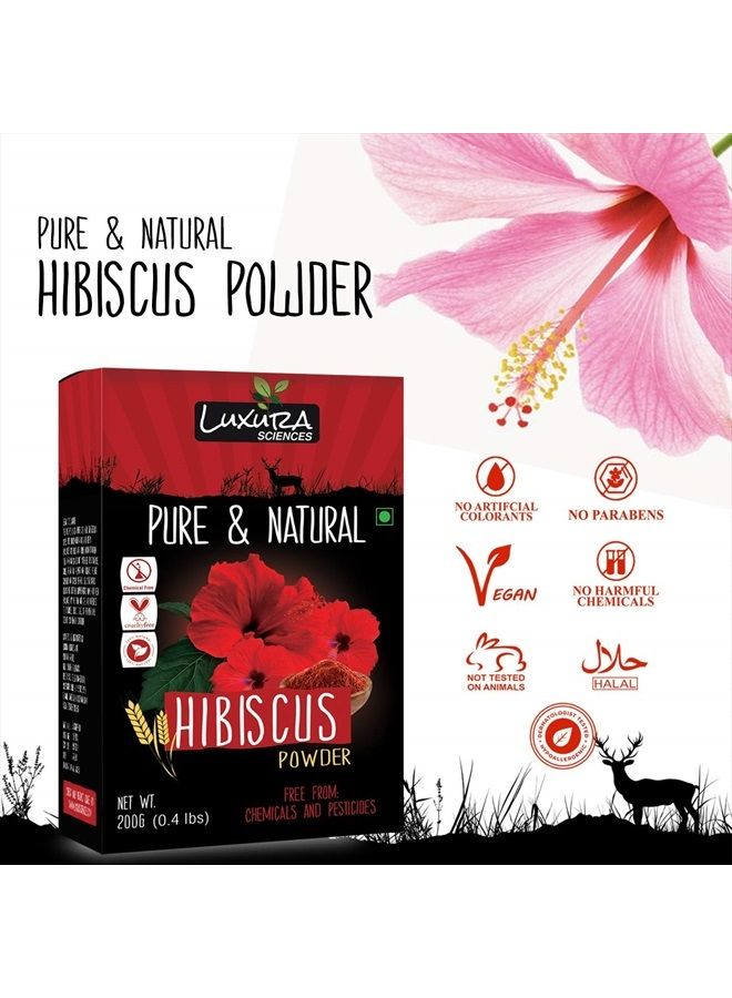 Hibiscus Powder For Hair Growth 200 Grams, Hibiscus Flower Powder Natural for winter special.