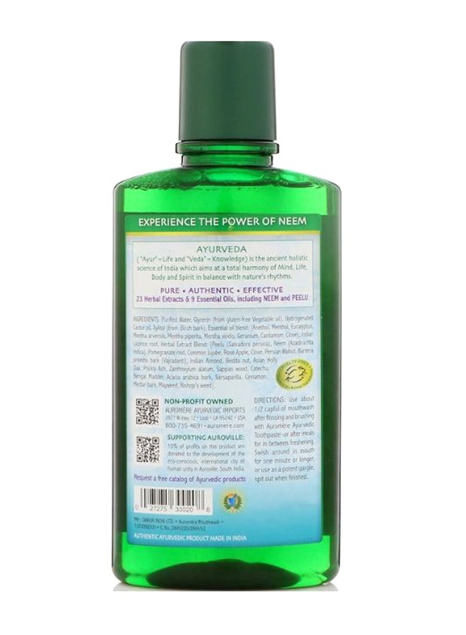 Ayurvedic Neem And Peelu Mouthwash 473ml